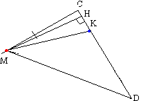 треугольники СМК и МКD